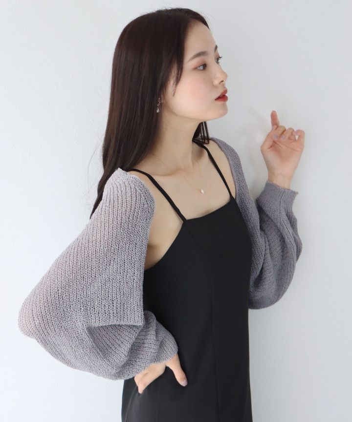 【TIME SALE】ショートボレロカーディガン 【TIME SALE】ショートボレロカーディガン