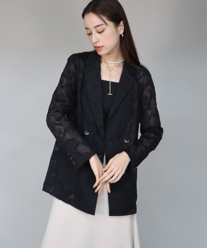 【SALE】日本製 播州カットジャガードジャケット