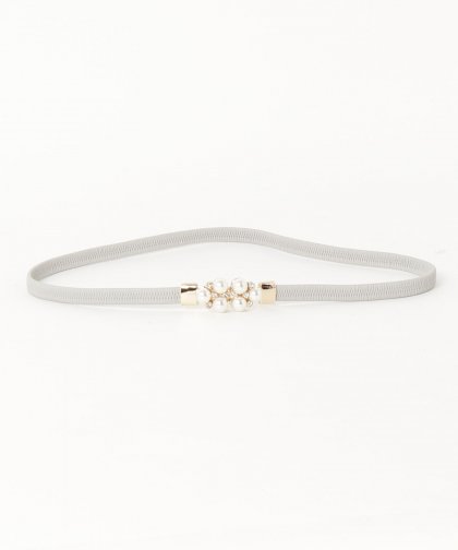 パールビジュ細ゴムベルト パーティーベルト【ネコポス】 パールビジュ細ゴムベルト パーティーベルト【ネコポス】