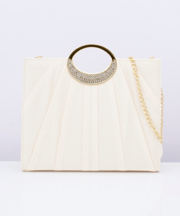 【TIME SALE】2wayビジューハンドルパーティーバッグ