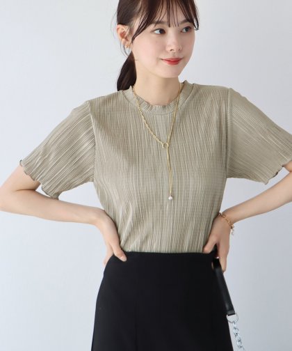 【TIME SALE】ランダムプリーツメローブラウス【ネコポス】