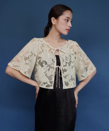 【SALE】日本製 レースボレロ+キャミソールワンピースドレス 【SALE】日本製 レースボレロ+キャミソールワンピースドレス