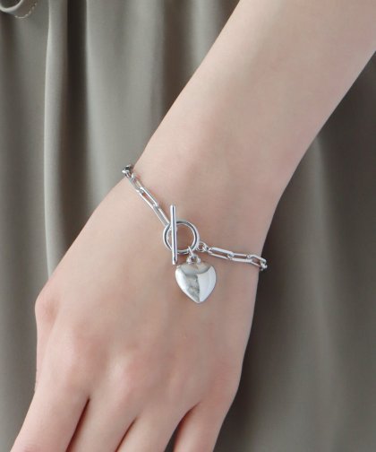 ハートモチーフブレスレット【ネコポス】 ハートモチーフブレスレット【ネコポス】