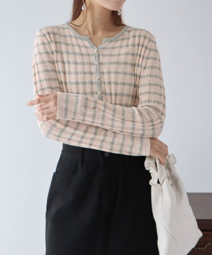 【SALE】ボーダーリブCD 【SALE】ボーダーリブCD