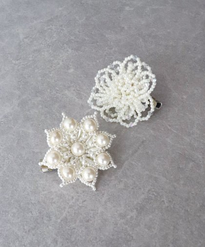 パールフラワーコサージュ【ネコポス】 パールフラワーコサージュ【ネコポス】
