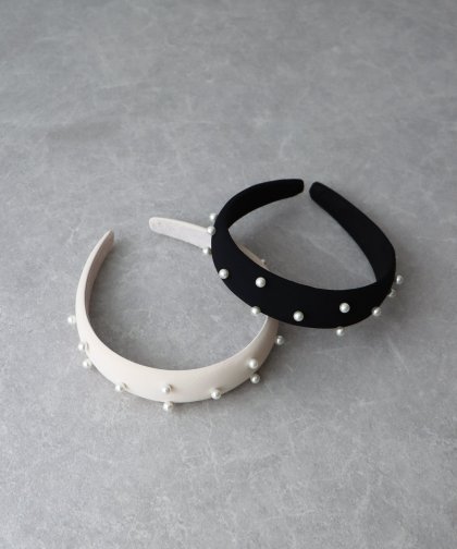 パールサテンカチューシャ パールサテンカチューシャ