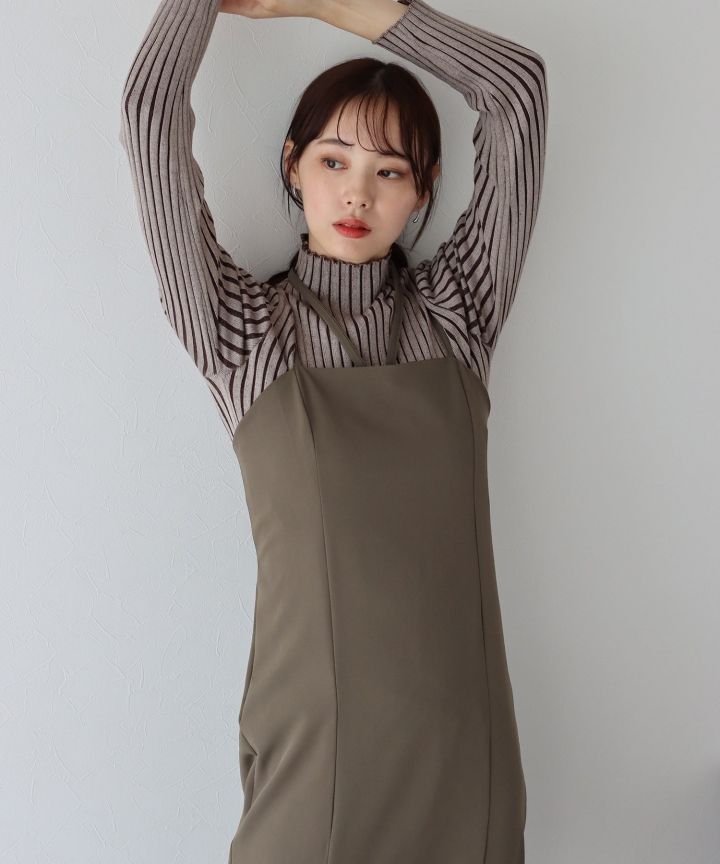 【SALE】Iラインホルターキャミワンピース 【SALE】Iラインホルターキャミワンピース
