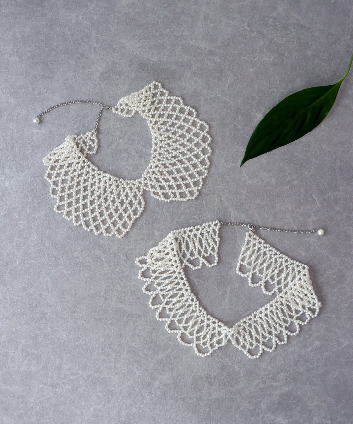 パールつけ襟ネックレス【ネコポス】