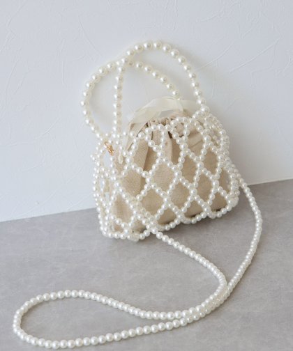 【SALE】2WAYパールショルダーバッグ