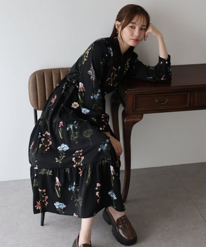 ティアードワンピース ティアードワンピース