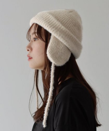 耳当て付き2WAYニットキャップ 耳当て付き2WAYニットキャップ