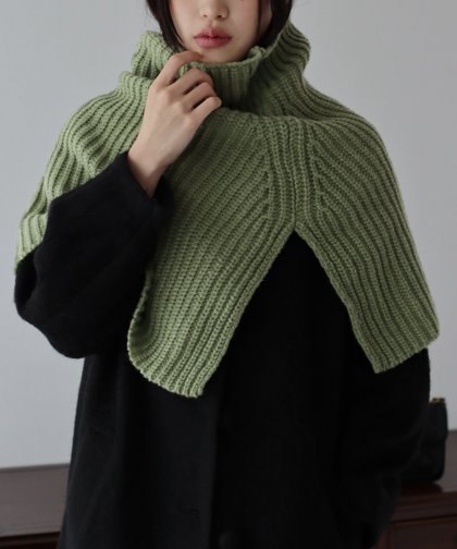 【SALE】ワイドリブネックウォーマー 【SALE】ワイドリブネックウォーマー