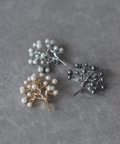 パールツリーブローチ【ネコポス】 パールツリーブローチ【ネコポス】