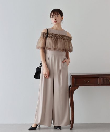 【TIME SALE】パンツドレス オールインワン 【TIME SALE】パンツドレス オールインワン