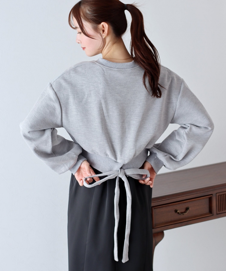 【SALE】バックリボンスウェット 【SALE】バックリボンスウェット