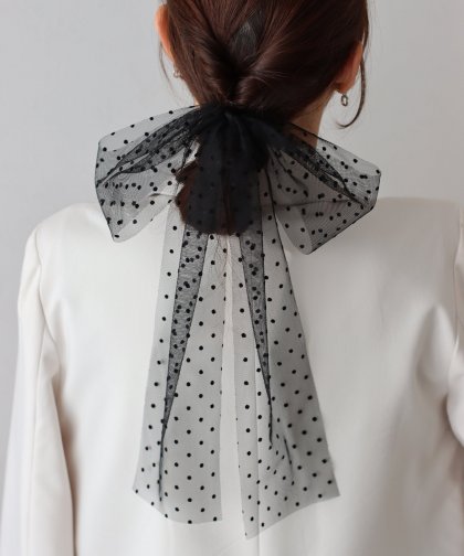 シアービッグリボンヘアゴム【ネコポス】 シアービッグリボンヘアゴム【ネコポス】