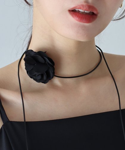 フラワーチョーカーネックレス【ネコポス】 フラワーチョーカーネックレス【ネコポス】