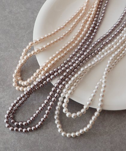 フェイクパール2wayロングネックレス【ネコポス】 フェイクパール2wayロングネックレス【ネコポス】