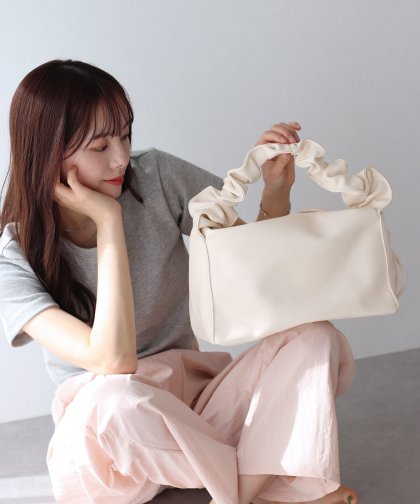 【SALE】ギャザーアレンジショルダーバッグ 【SALE】ギャザーアレンジショルダーバッグ