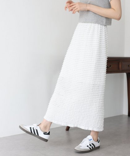 【SALE】カットフリルレースIラインスカート 【SALE】カットフリルレースIラインスカート