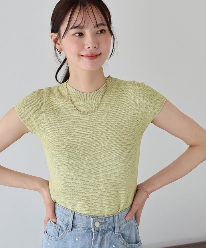 【SALE】フレンチサマーニット【ネコポス】 【SALE】フレンチサマーニット【ネコポス】