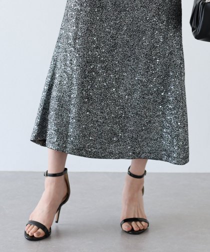 【SALE】スパンコールラメマーメイドスカート 【SALE】スパンコールラメマーメイドスカート