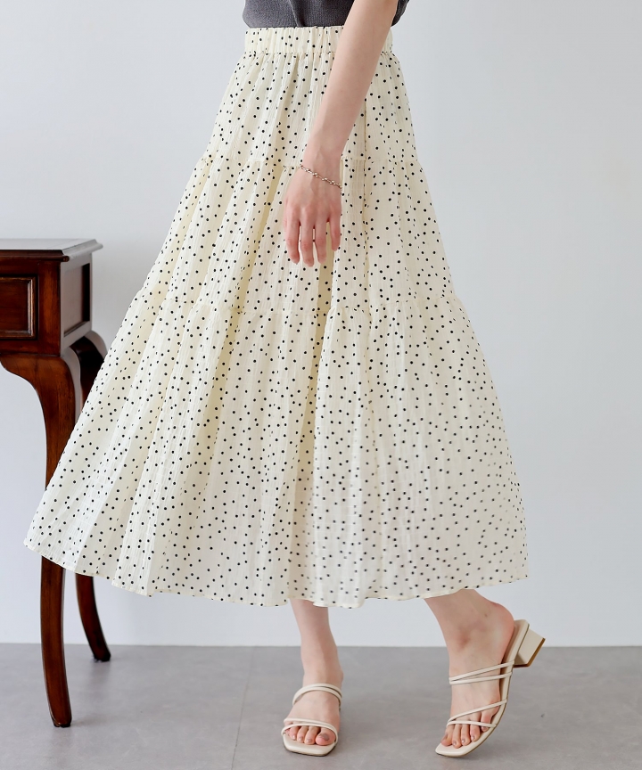 【SALE】アソートプリントティアードスカート