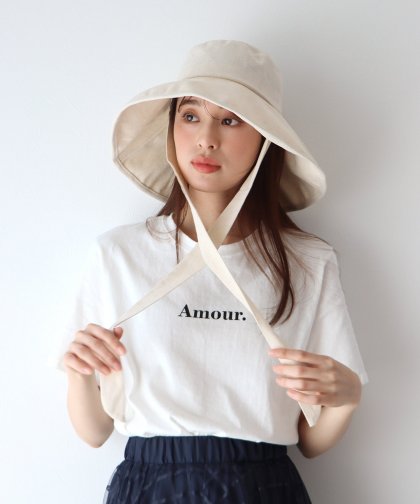 リボン付きバケットハット リボン付きバケットハット