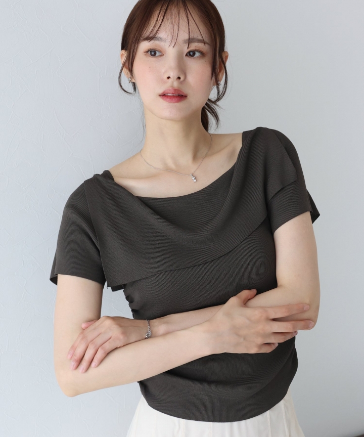 【SALE】オフショルダーニット【ネコポス】