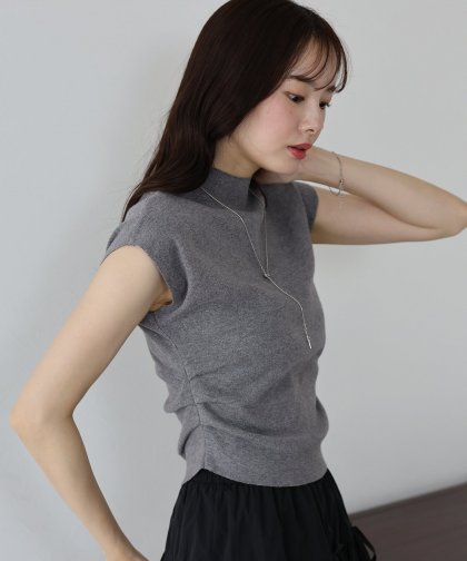 【TIME SALE】タックフレンチニット【ネコポス】 【TIME SALE】タックフレンチニット【ネコポス】