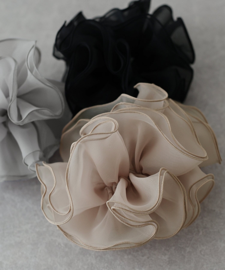 オーガンジーBIGシュシュ【ネコポス】