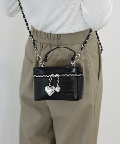 チェーンハートバニティバッグ チェーンハートバニティバッグ
