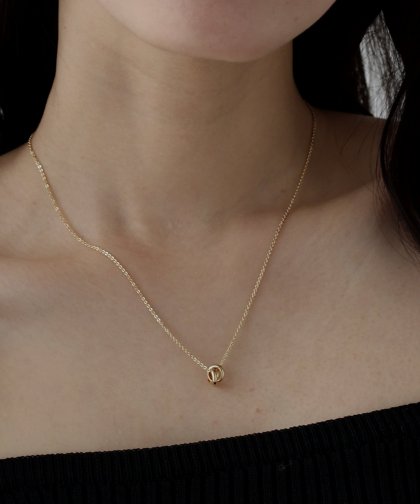 トリオリングネックレス / ニッケルフリー【ネコポス】 トリオリングネックレス / ニッケルフリー【ネコポス】