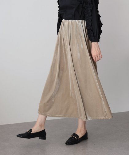 【SALE】フレアーベロアスカート 【SALE】フレアーベロアスカート