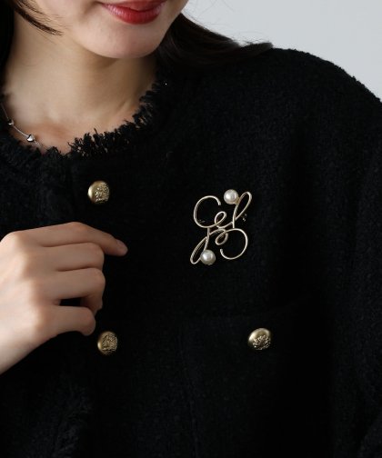 ロゴモチーフブローチ【ネコポス】 ロゴモチーフブローチ【ネコポス】