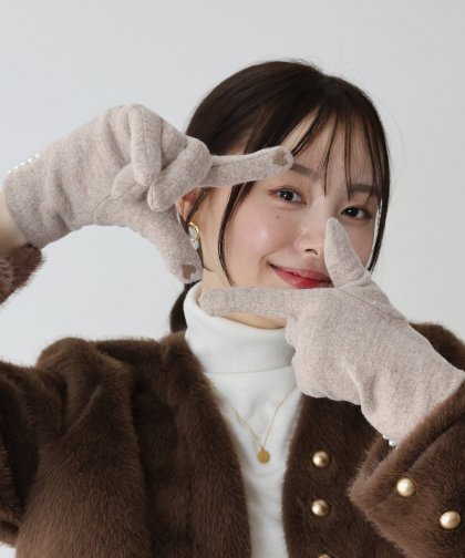 タッチパネル対応パールグローブ【ネコポス】 タッチパネル対応パールグローブ【ネコポス】