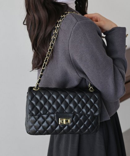 2WAYチェーンショルダーキルティングバッグ 2WAYチェーンショルダーキルティングバッグ
