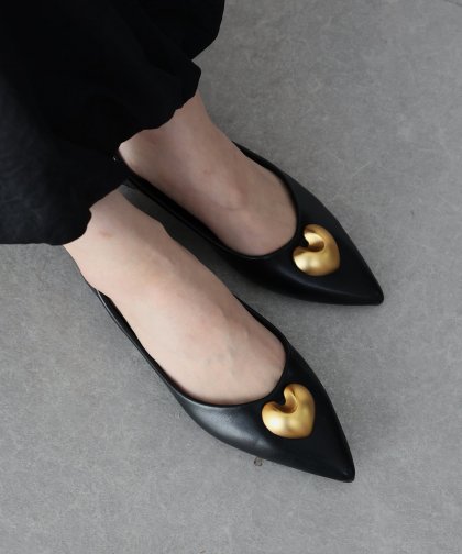 【TIME SALE】ハートモチーフパンプス 【TIME SALE】ハートモチーフパンプス