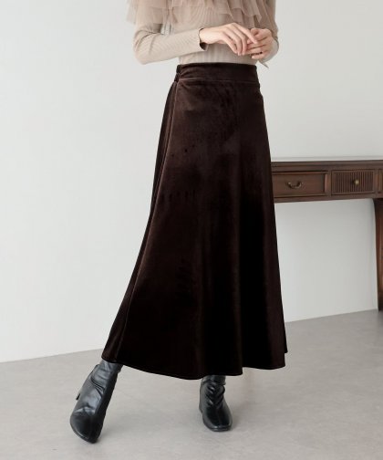 【SALE】ベロアマーメイドスカート 【SALE】ベロアマーメイドスカート