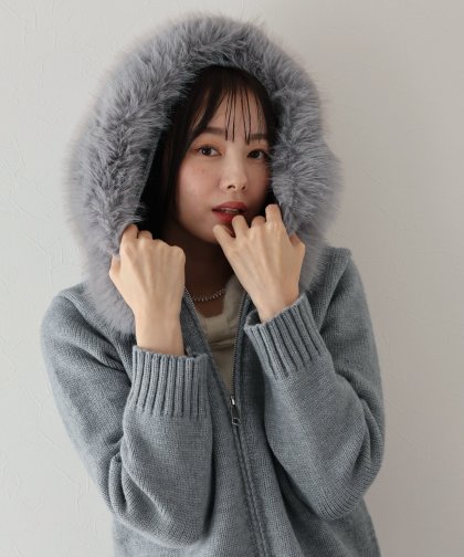 ファーニットパーカー ファーニットパーカー