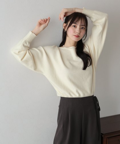 【SALE】ボートネックドルマンニット 【SALE】ボートネックドルマンニット