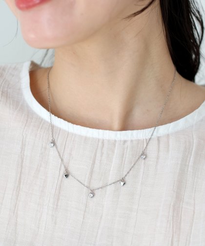 ニュアンスモチーフコードネックレス【ネコポス】 ニュアンスモチーフコードネックレス【ネコポス】