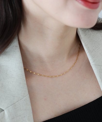 メタルチェーンネックレス / サージカルステンレス【ネコポス】 メタルチェーンネックレス / サージカルステンレス【ネコポス】