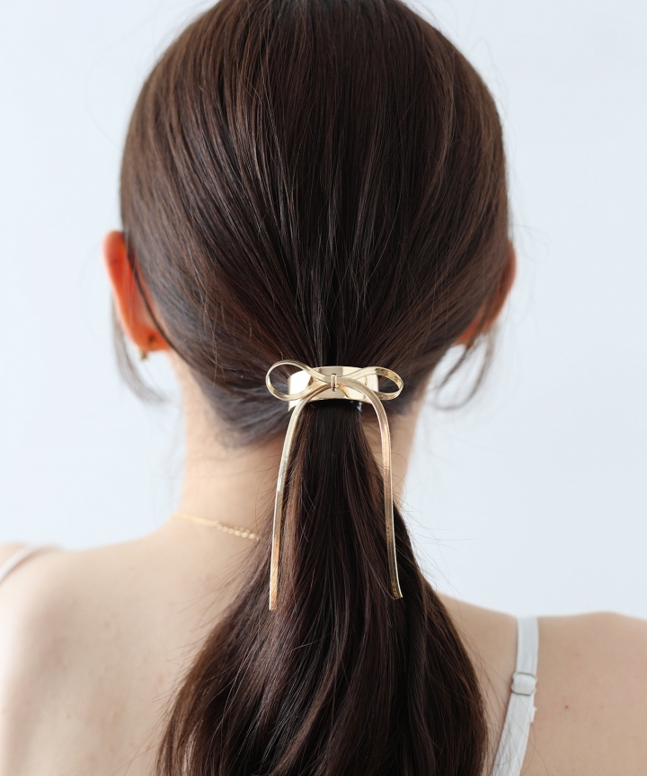 メタルリボンヘアカフ