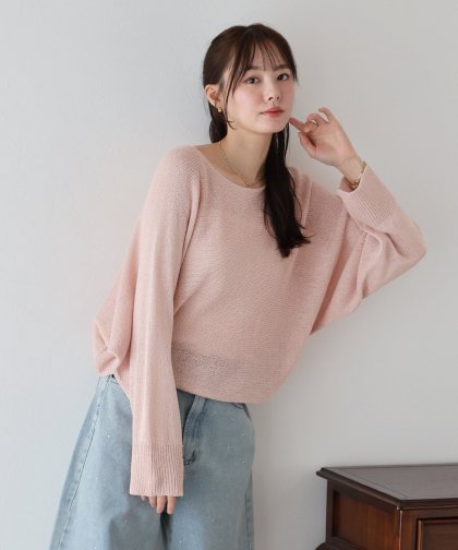 【TIME SALE】メッシュドルマンニット 【TIME SALE】メッシュドルマンニット