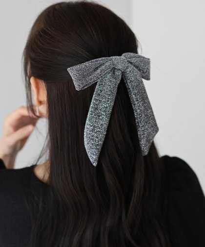 グリッターラメリボンピン【ネコポス】 グリッターラメリボンピン【ネコポス】