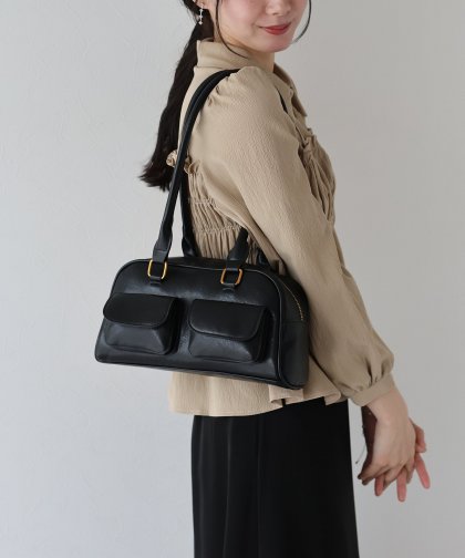 ダブルポケットショルダーバッグ ダブルポケットショルダーバッグ