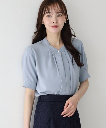 2way半袖ブラウス【ネコポス】 2way半袖ブラウス【ネコポス】