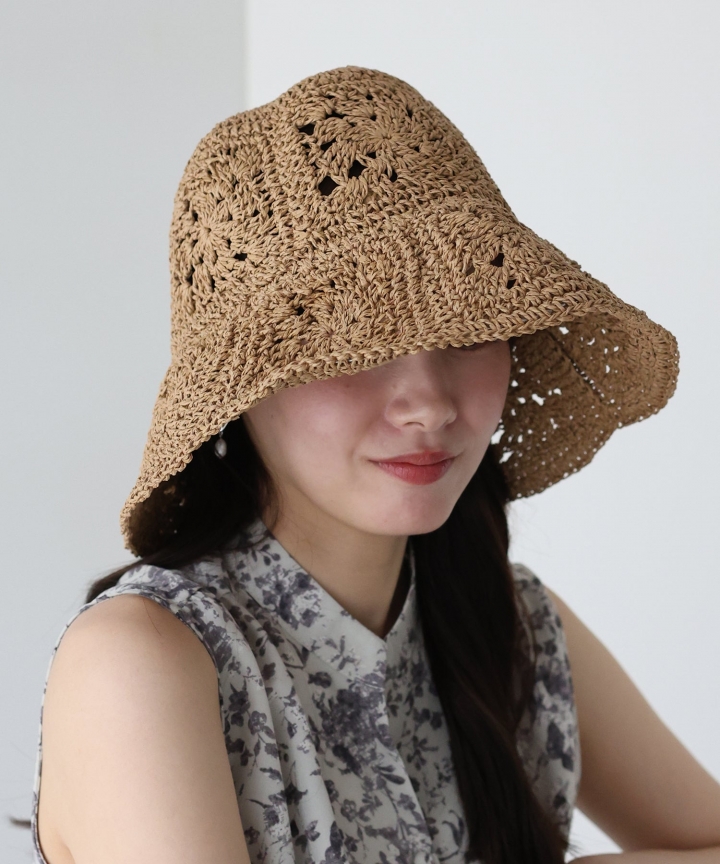フラワーバケットハット