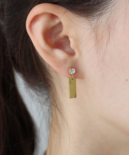 ビジュープレートピアス / サージカルステンレス【ネコポス】 ビジュープレートピアス / サージカルステンレス【ネコポス】